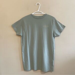 KNOWN SUPPLY Guayaki Sage Green Graphic Tee – Size XS EUC